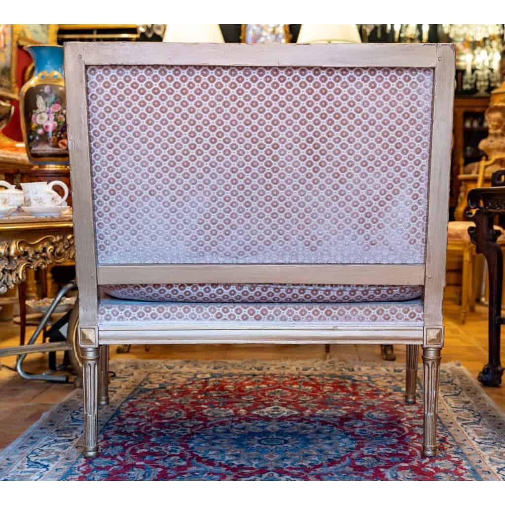 Banquette, XVIIIème siècle, Louis XVI | Biron Banquette, XVIIIème siècle, Louis XVI