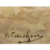 CAUCHOIX Eugène Bouquet de roses et sa jardinière huile sur toile signée Certificat d’authenticité | Biron CAUCHOIX Eugène Bouquet de roses et sa jardinière huile sur toile signée