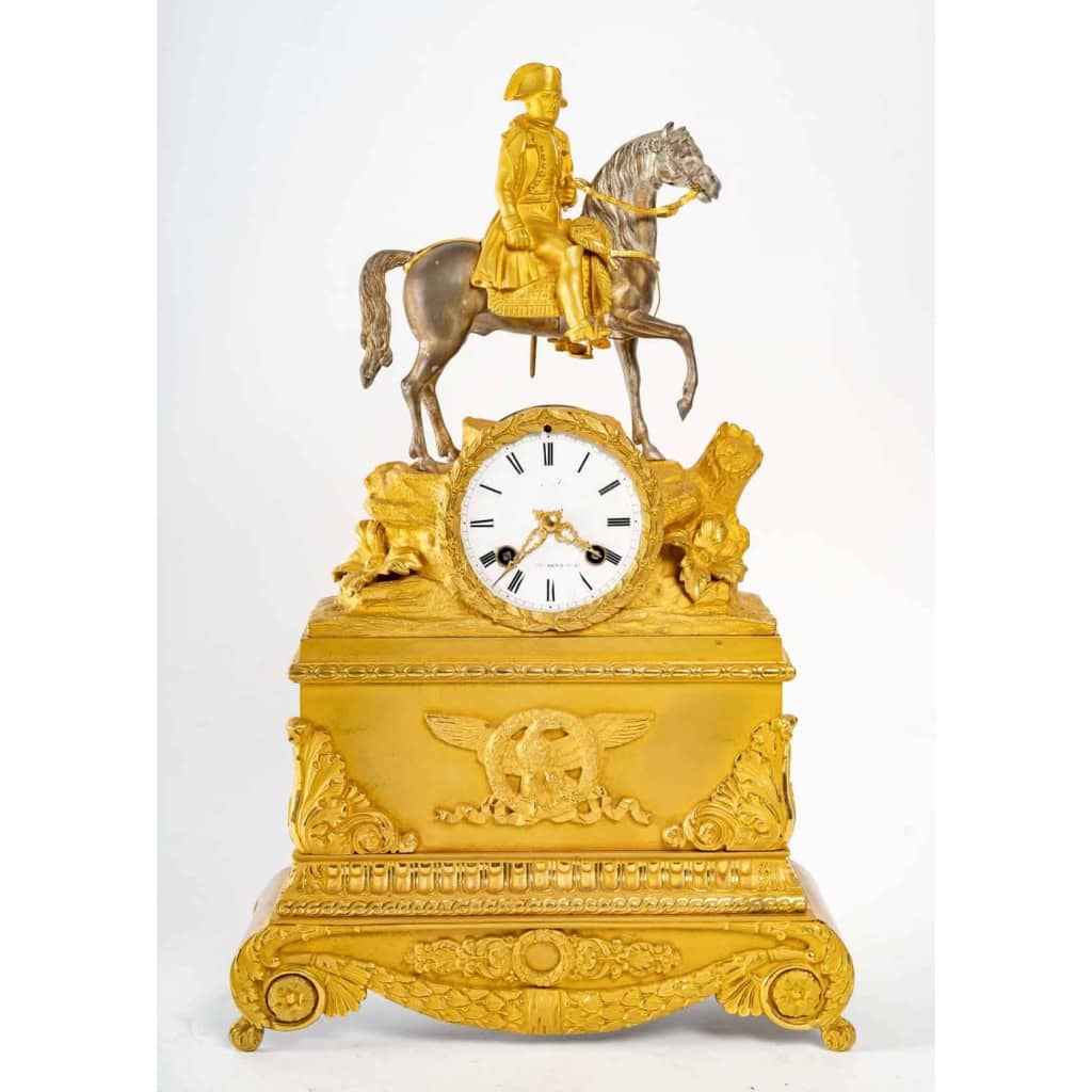 Pendule Napoléon III en bronze, XIXème siècle | Biron ||||||||