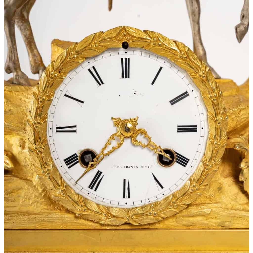 Pendule Napoléon III en bronze, XIXème siècle | Biron Pendule Napoléon III en bronze, XIXème siècle