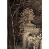 Paire de grands dessins au lavis et rehauts de gouache blanche par Jules David | Biron Paire de grands dessins au lavis et rehauts de gouache blanche par Jules David