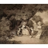 Paire de grands dessins au lavis et rehauts de gouache blanche par Jules David | Biron Paire de grands dessins au lavis et rehauts de gouache blanche par Jules David