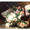 CAUCHOIX Eugène Bouquet de roses dans un panier huile sur toile signée Certificat d’authenticité | Biron CAUCHOIX Eugène Bouquet de roses dans un panier huile sur toile signée