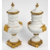 Paire de vases en Biscuit fin XIXè siècle | Biron ||||||||||