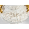 Paire de vases en Biscuit fin XIXè siècle | Biron Paire de vases en Biscuit fin XIXè siècle