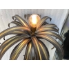 1970′ Lampadaire Palmier, en Laiton Par Barbier, Maison Jansen 3 Têtes Style Brutaliste H: 170 cm | Biron 1970′ Lampadaire Palmier, en Laiton Par Barbier, Maison Jansen 3 Têtes Style Brutaliste H: 170 cm
