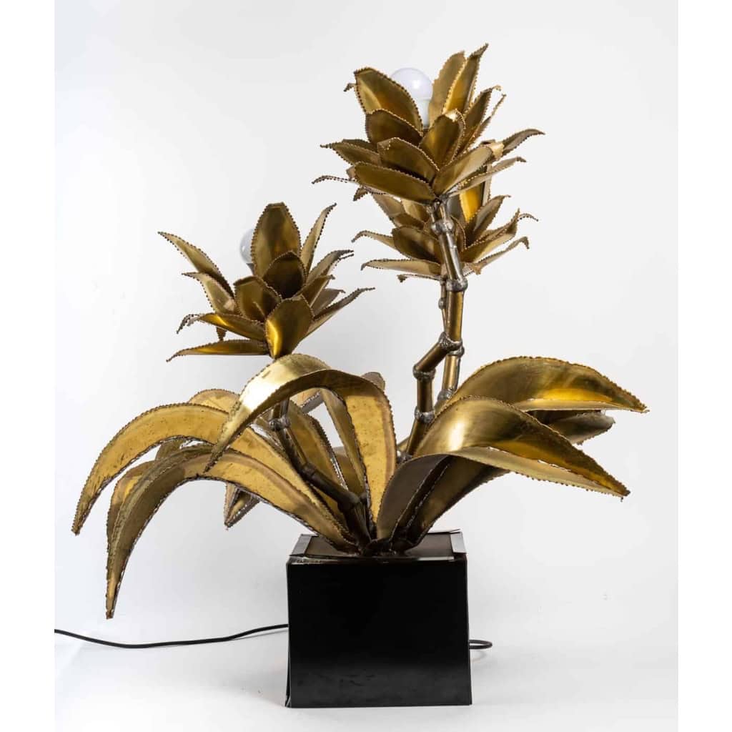 Lampe Maison Jansen en métal doré | Biron Lampe Maison Jansen en métal doré