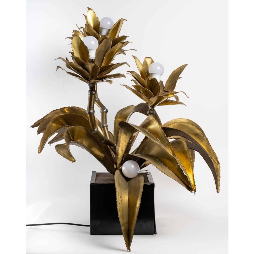 Lampe Maison Jansen en métal doré | Biron Lampe Maison Jansen en métal doré