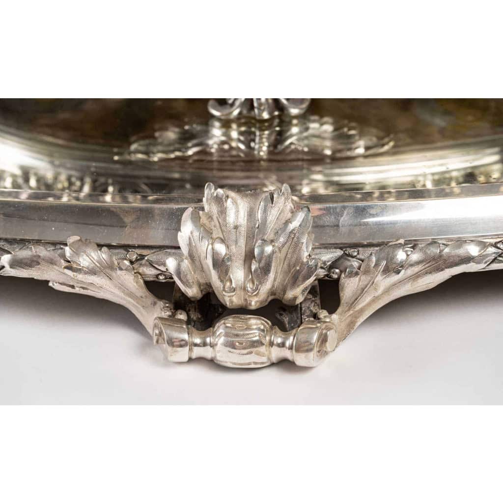 Jardinière en bronze argenté, fin XIXème siècle | Biron Jardinière en bronze argenté, fin XIXème siècle