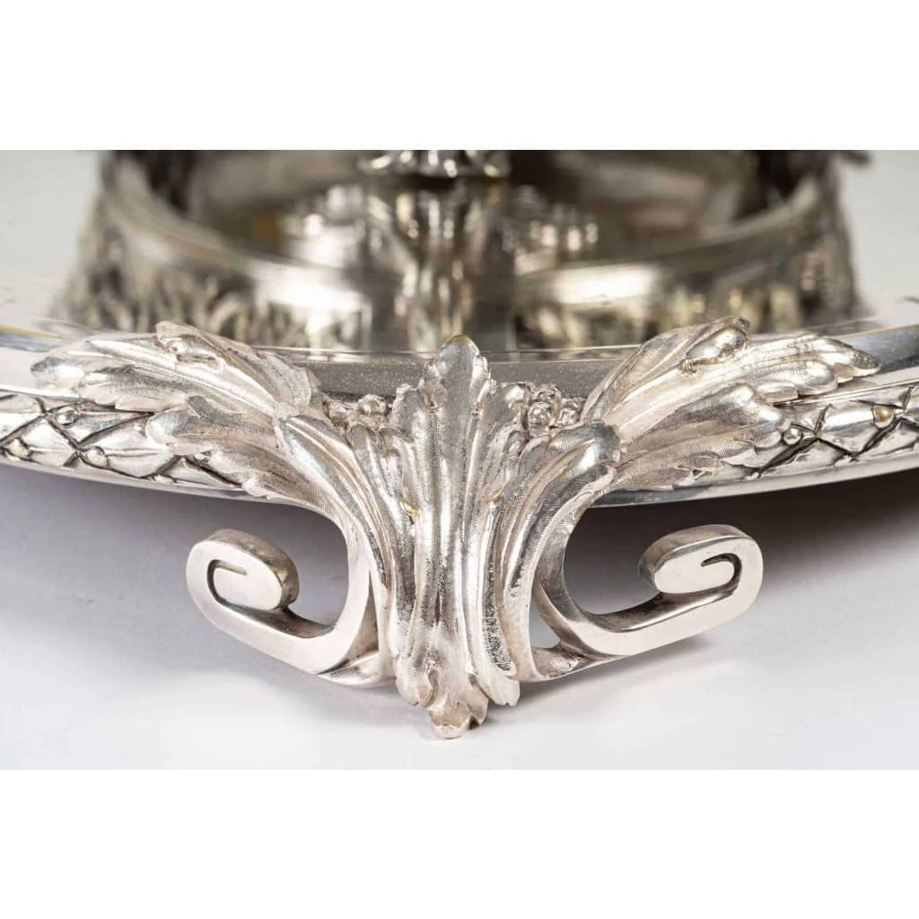 Jardinière en bronze argenté, fin XIXème siècle | Biron Jardinière en bronze argenté, fin XIXème siècle