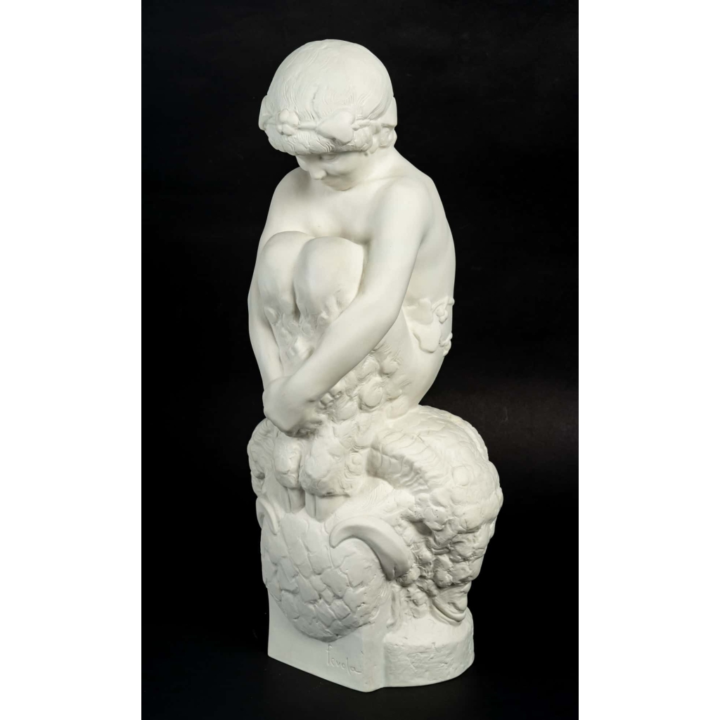 Faune assis signé Felix FEVOLA (1882-1953) | Biron Faune assis signé Felix FEVOLA (1882-1953)