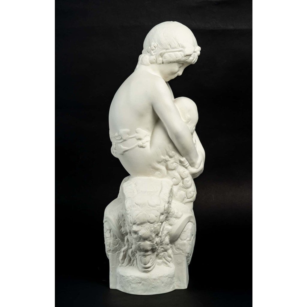 Faune assis signé Felix FEVOLA (1882-1953) | Biron Faune assis signé Felix FEVOLA (1882-1953)