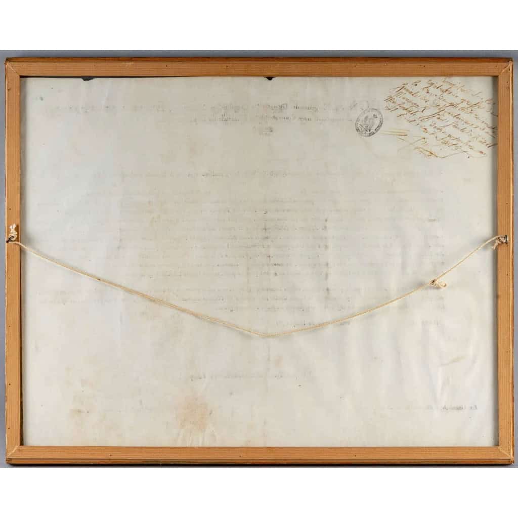 Lettre de grâce imprimée sur Vélin, signée par Napoléon ; 1807 | Biron Lettre de grâce imprimée sur Vélin, signée par Napoléon ; 1807