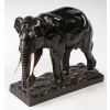 Sculpture en bronze et ivoire, Éléphant en marche, signée Boudarel | Biron Sculpture en bronze et ivoire, Éléphant en marche, signée Boudarel