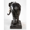Sculpture en bronze et ivoire, Éléphant en marche, signée Boudarel | Biron Sculpture en bronze et ivoire, Éléphant en marche, signée Boudarel