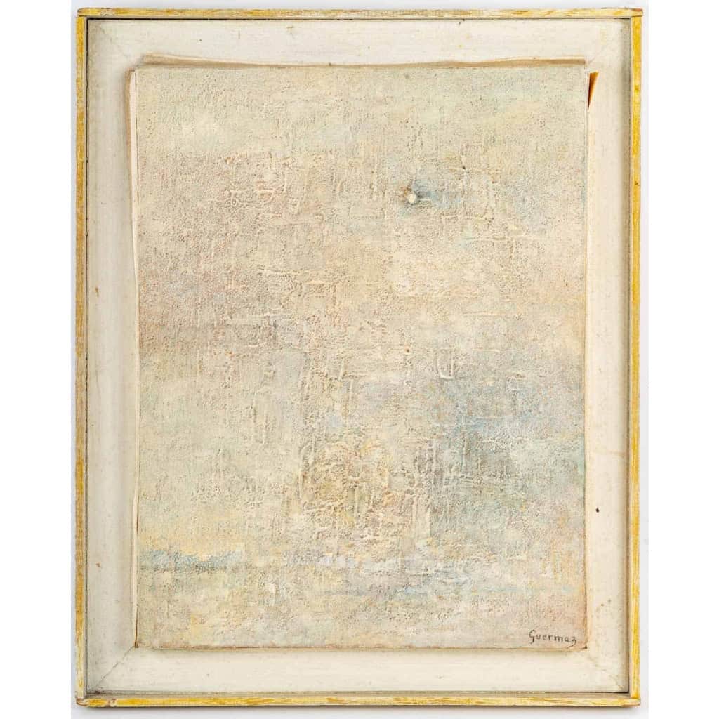 Huile sur toile, signée Abdelkader GUERMAZ (1919-1996) | Biron ||||||