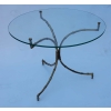 1970′ Table Guéridon Bambou Maison Baguès en Laiton avec Plateau en Verre | Biron 1970′ Table Guéridon Bambou Maison Baguès en Laiton avec Plateau en Verre
