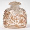 Partie de Garniture de Toilette « Epines » verre blanc patiné sépia de René LALIQUE – 4 pièces | Biron Partie de Garniture de Toilette "Epines" verre blanc patiné sépia de René LALIQUE - 4 pièces