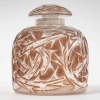 Partie de Garniture de Toilette « Epines » verre blanc patiné sépia de René LALIQUE – 4 pièces | Biron Partie de Garniture de Toilette "Epines" verre blanc patiné sépia de René LALIQUE - 4 pièces