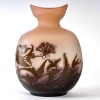 Vase Gourde « Verveine » verre multicouche dégagé à l’acide d’Emile Gallé | Biron Vase Gourde "Verveine" verre multicouche dégagé à l'acide d'Emile Gallé