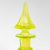 Carafe en cristal de bohème, 4 goblets en ouraline, XIXème siècle | Biron Carafe en cristal de bohème, 4 goblets en ouraline, XIXème siècle