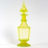 Carafe en cristal de bohème, 4 goblets en ouraline, XIXème siècle | Biron Carafe en cristal de bohème, 4 goblets en ouraline, XIXème siècle