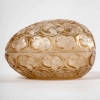 Boite « Poussins » verre blanc patiné sépia de René LALIQUE | Biron |||||||