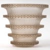 Vase « Chevreuse » verre blanc patiné sépia de René LALIQUE | Biron |||||||