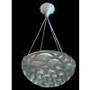 Paire de Suspensions Plafonniers « Rinceaux » verre blanc de René LALIQUE | Biron Paire de Suspensions Plafonniers "Rinceaux" verre blanc de René LALIQUE