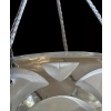Paire de Suspensions Plafonniers « Rinceaux » verre blanc de René LALIQUE | Biron Paire de Suspensions Plafonniers "Rinceaux" verre blanc de René LALIQUE