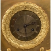 Pendule de restauration en bronze doré, XIXème siècle | Biron Pendule de restauration en bronze doré, XIXème siècle