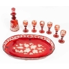 Ensemble de cristal de Bohême, XIXème siècle | Biron Ensemble de cristal de Bohême, XIXème siècle