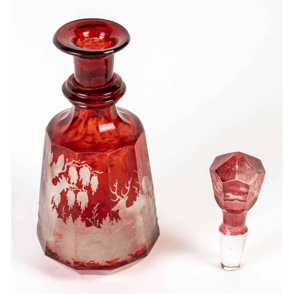 Ensemble de cristal de Bohême, XIXème siècle | Biron Ensemble de cristal de Bohême, XIXème siècle