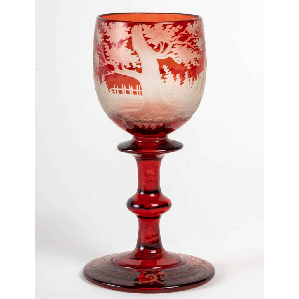 Ensemble de cristal de Bohême, XIXème siècle | Biron Ensemble de cristal de Bohême, XIXème siècle
