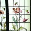 Vitrail vitraux iris et pavots | Biron Vitrail vitraux iris et pavots