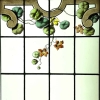 Vitrail vitraux iris et pavots | Biron Vitrail vitraux iris et pavots