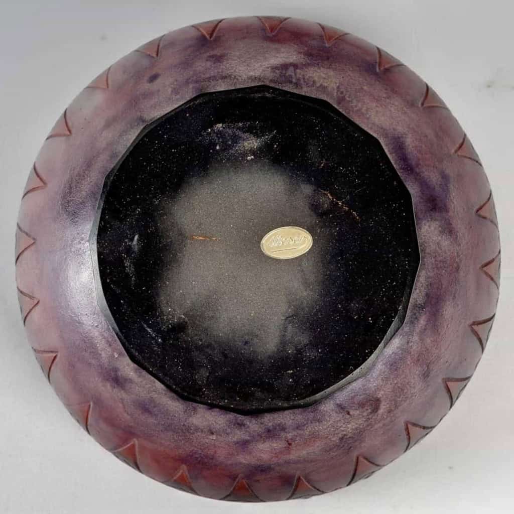 Coupe « Fers de Lance » pâte de verre de Gabriel ARGY-ROUSSEAU | Biron Coupe "Fers de Lance" pâte de verre de Gabriel ARGY-ROUSSEAU
