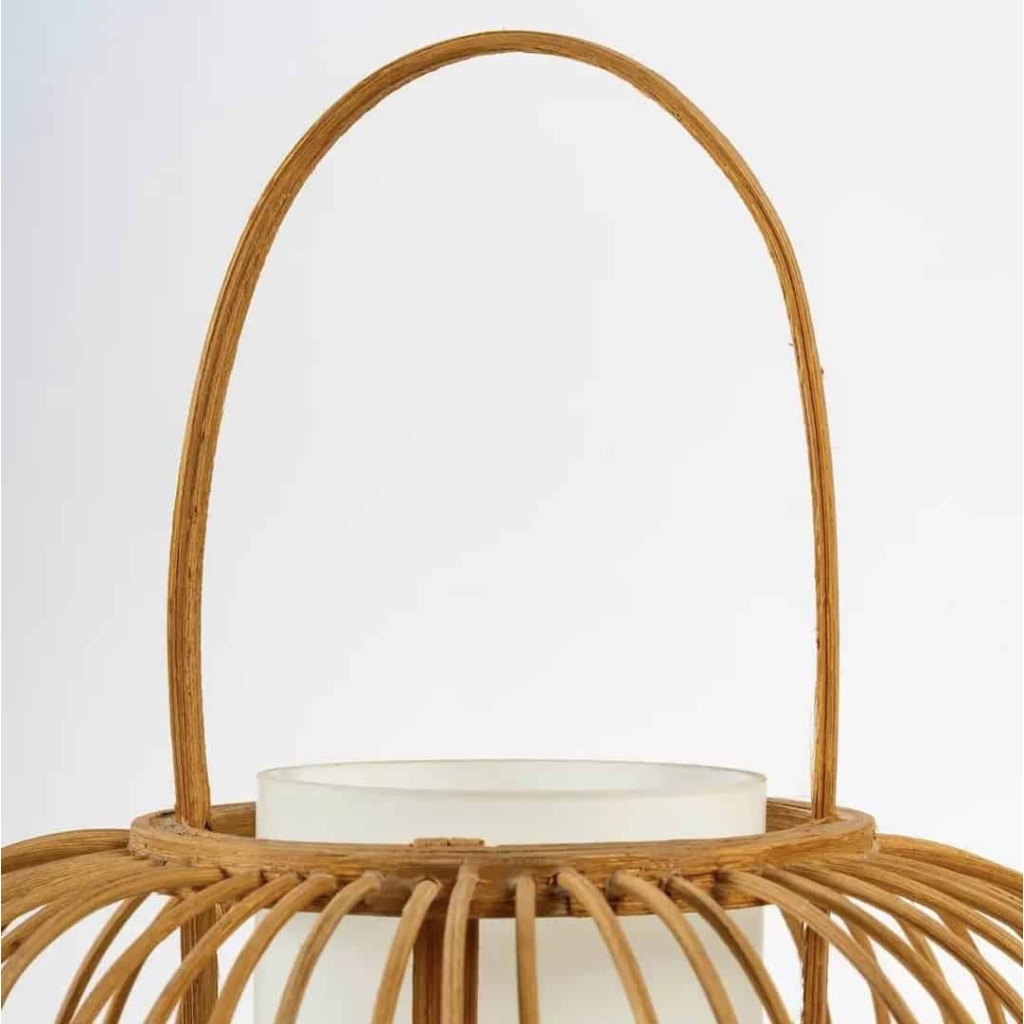 1960 Lampe de table en bambou | Biron 1960 Lampe de table en bambou