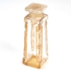 Flacon « Ambre » verre blanc patiné sépia de René LALIQUE | Biron Flacon "Ambre" verre blanc patiné sépia de René LALIQUE