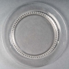 Suite d'Assiettes "Bourgueil" verre blanc de René LALIQUE - 8 pièces