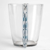 Vase « Honfleur » verre blanc patiné bleu de René LALIQUE | Biron Vase "Honfleur" verre blanc patiné bleu de René LALIQUE