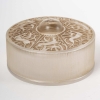 Boite « Chantilly » verre blanc patiné sépia de René LALIQUE | Biron |||||