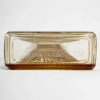 Flacon « La Belle Saison » verre blanc patiné sépia de René LALIQUE pour Houbigant | Biron Flacon "La Belle Saison" verre blanc patiné sépia de René LALIQUE pour Houbigant