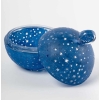 Boite « Dans la Nuit » verre blanc patiné bleu à chaud de René LALIQUE pour Worth | Biron Boite "Dans la Nuit" verre blanc patiné bleu à chaud de René LALIQUE pour Worth