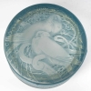 Boite « Deux Pigeons » verre blanc patiné bleu de René LALIQUE | Biron |||||||
