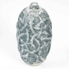 Vase « Ronces » verre blanc patiné bleu de René LALIQUE | Biron Vase "Ronces" verre blanc patiné bleu de René LALIQUE