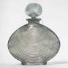 Flacon « Telline » verre blanc patiné bleu de René LALIQUE | Biron ||||||