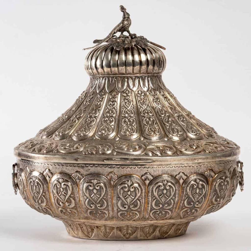 Boîte en argent, poinçon égyptien, 1900 | Biron ||||||||||||