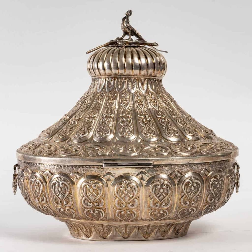 Boîte en argent, poinçon égyptien, 1900 | Biron Boîte en argent, poinçon égyptien, 1900