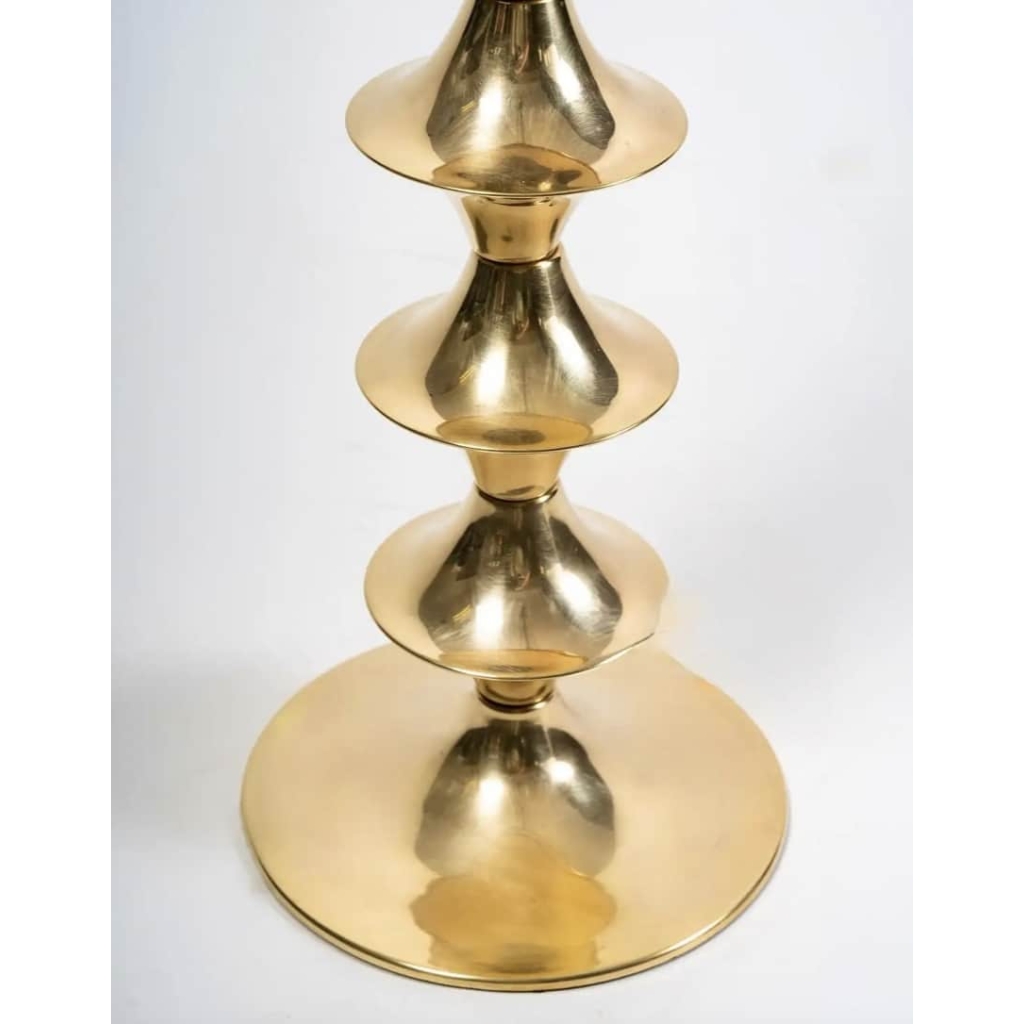 1960 Paire de lampadaires « Toupie »Suédois | Biron 1960 Paire de lampadaires "Toupie"Suédois